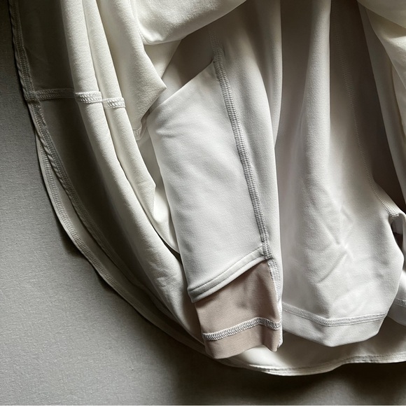 Lululemon Court Crush Dress White Sleeveless Tennis Skirt Skort Dress Sz 8/M - Picture 12 of 15